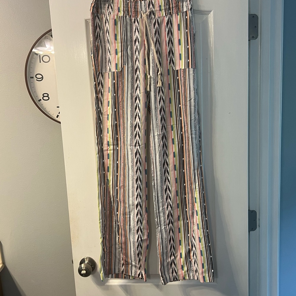 NWOT Cali 1850 boho hippie festival pull on pants size XS